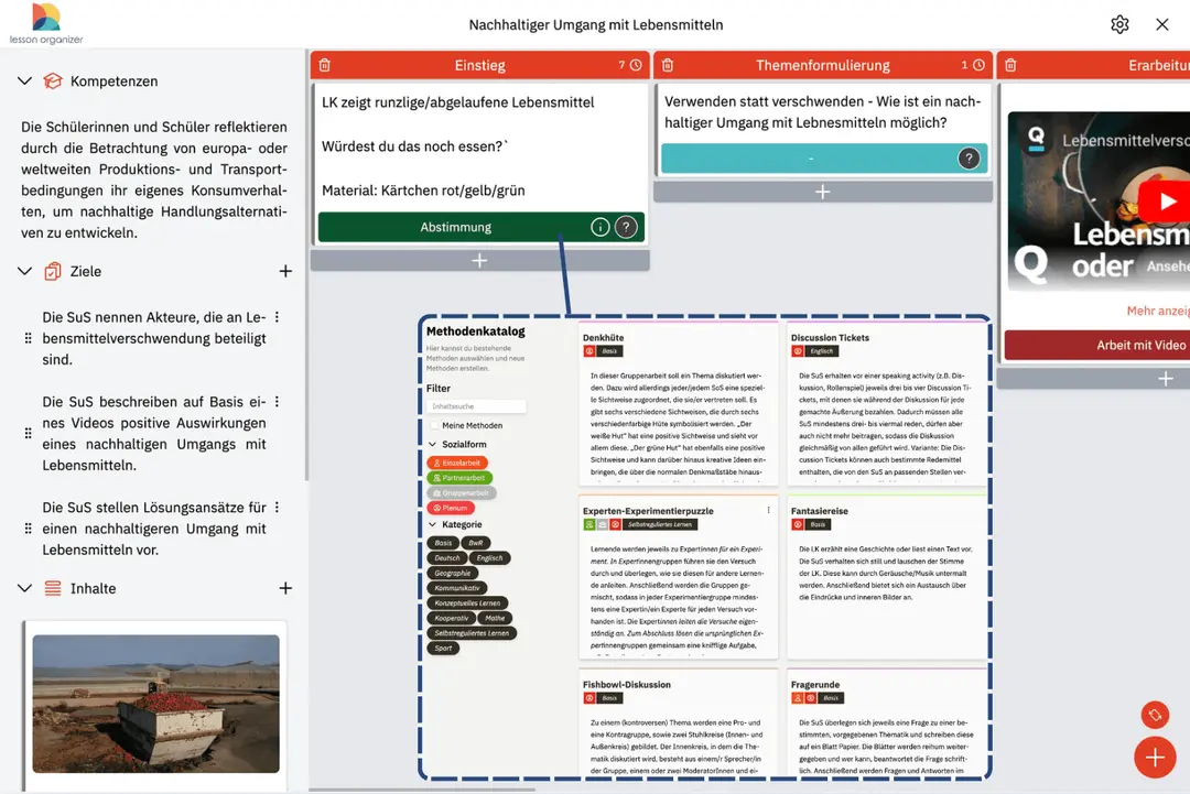 Lesson Organizer
